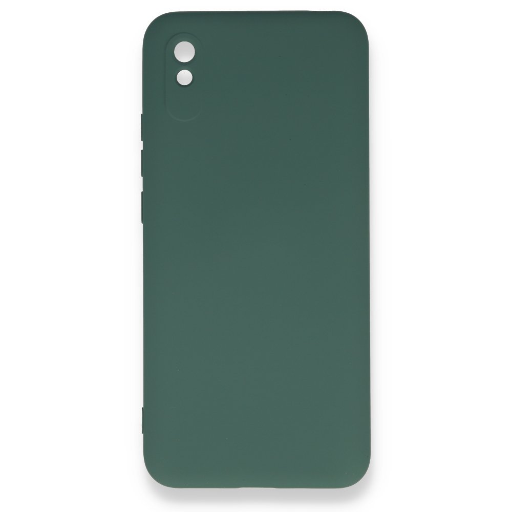 Redmi 9A Kılıf Nano içi Kadife Silikon - Koyu Yeşil Redmi 9A Kılıf Nano içi Kadife Silikon - Koyu Yeşil