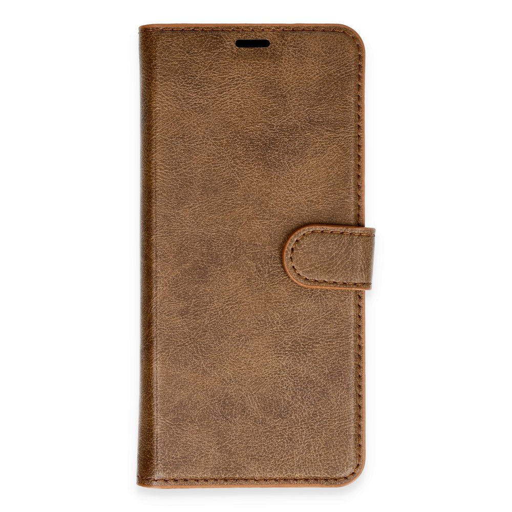  Xiaomi Poco M6 Pro 4G Kılıf Trend S Plus Kapaklı Kılıf - Taba