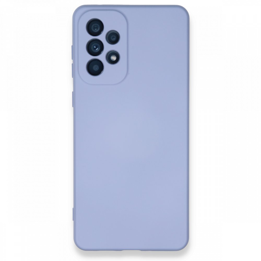  Samsung Galaxy A73 5G Kılıf Nano içi Kadife Silikon - Lila