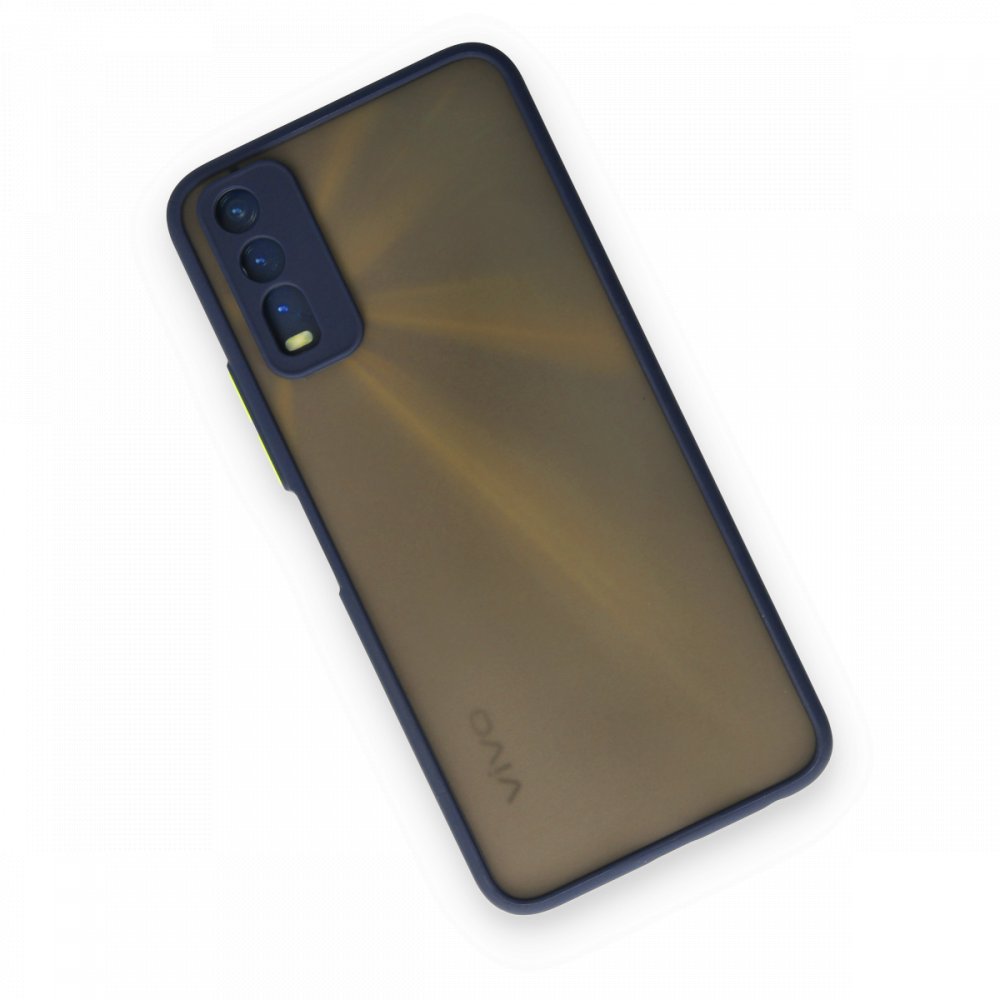  Vivo Y11S Kılıf Montreal Silikon Kapak - Lacivert