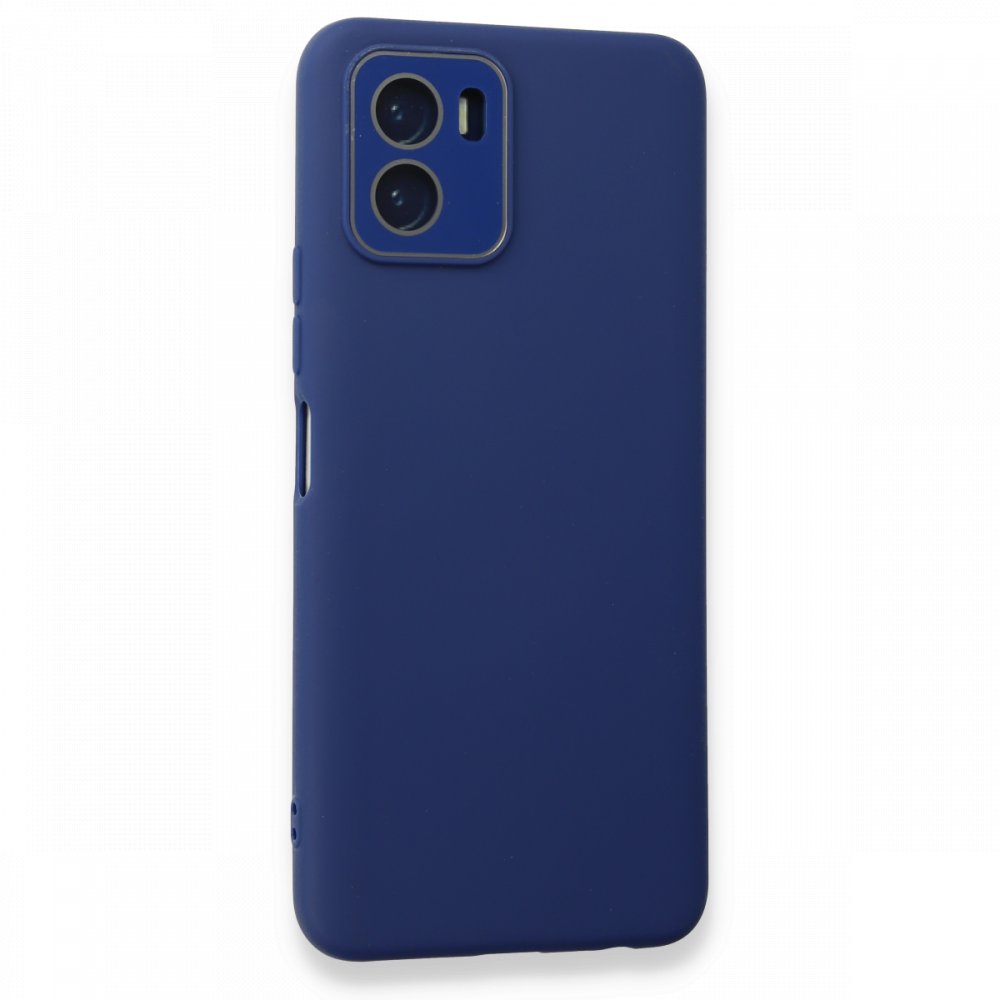  Vivo Y15S Kılıf Lansman Glass Kapak - Sky Blue