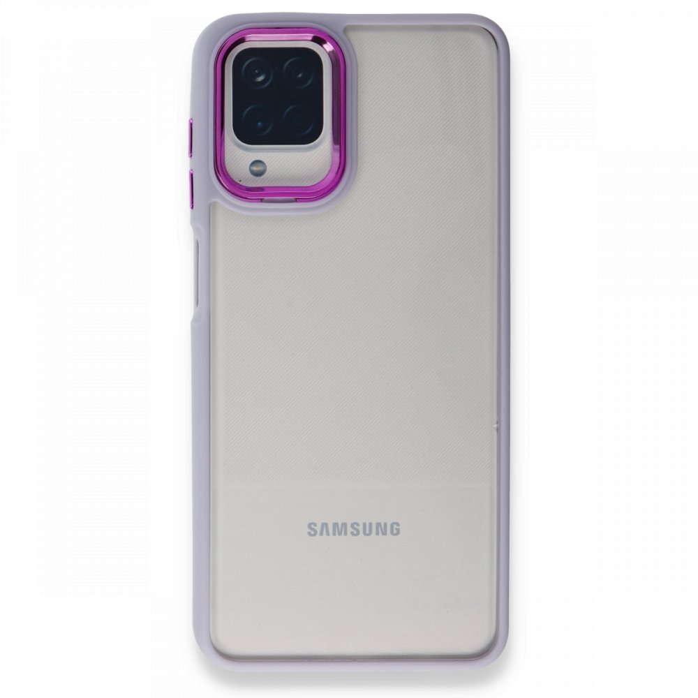  Samsung Galaxy M22 Kılıf Dora Kapak - Lila