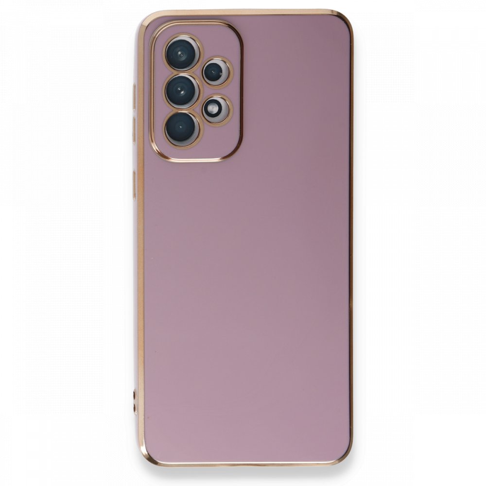  Samsung Galaxy A33 5G Kılıf Volet Silikon - Mor