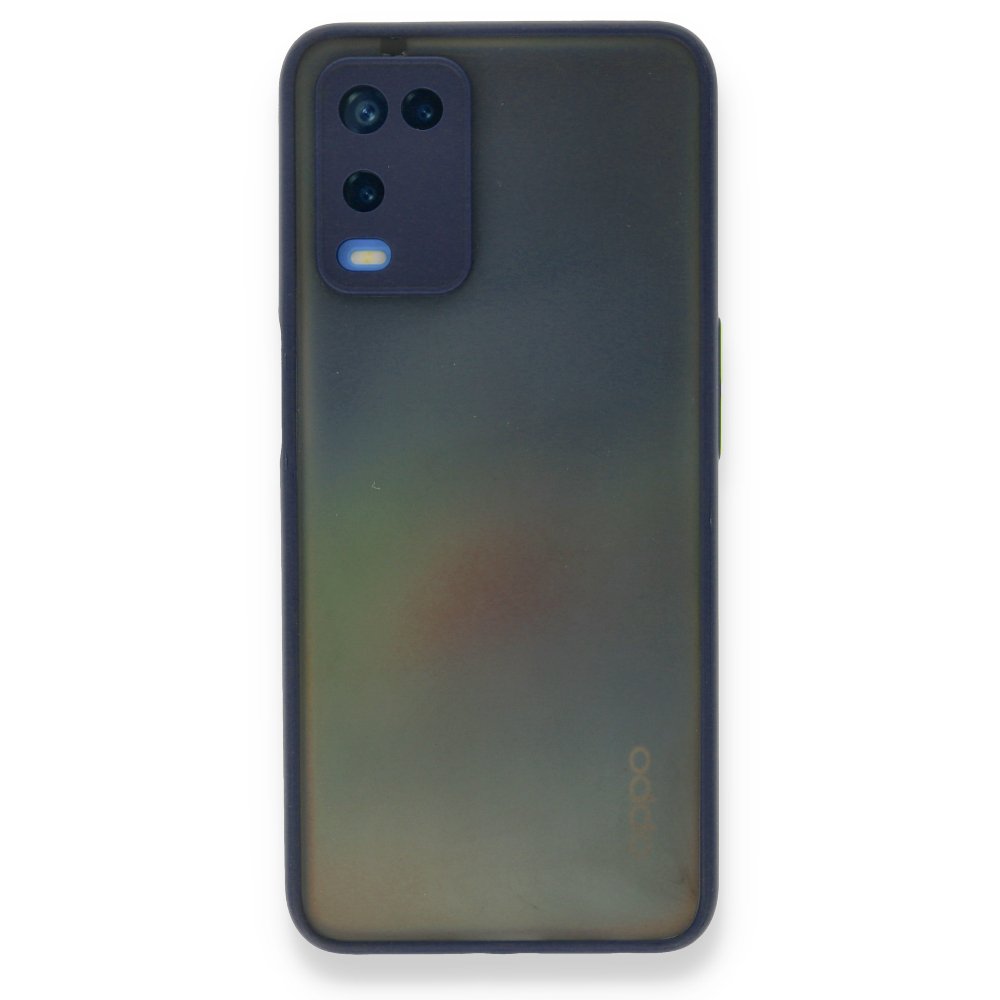 Oppo A54 4G Kılıf Montreal Silikon Kapak - Lacivert Oppo A54 4G Kılıf Montreal Silikon Kapak - Lacivert
