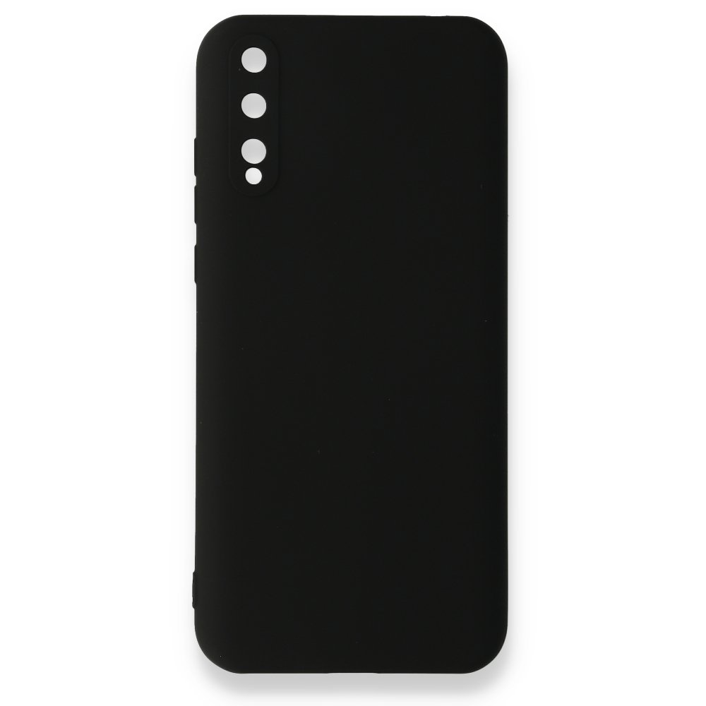 Huawei P Smart S Kılıf Nano içi Kadife Silikon - Siyah Huawei P Smart S Kılıf Nano içi Kadife Silikon - Siyah