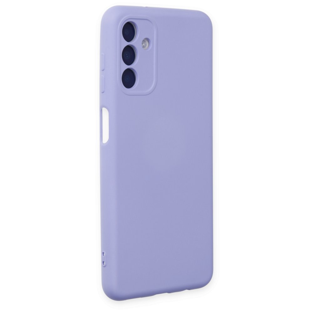  Samsung Galaxy A04S Kılıf Nano içi Kadife Silikon - Lila