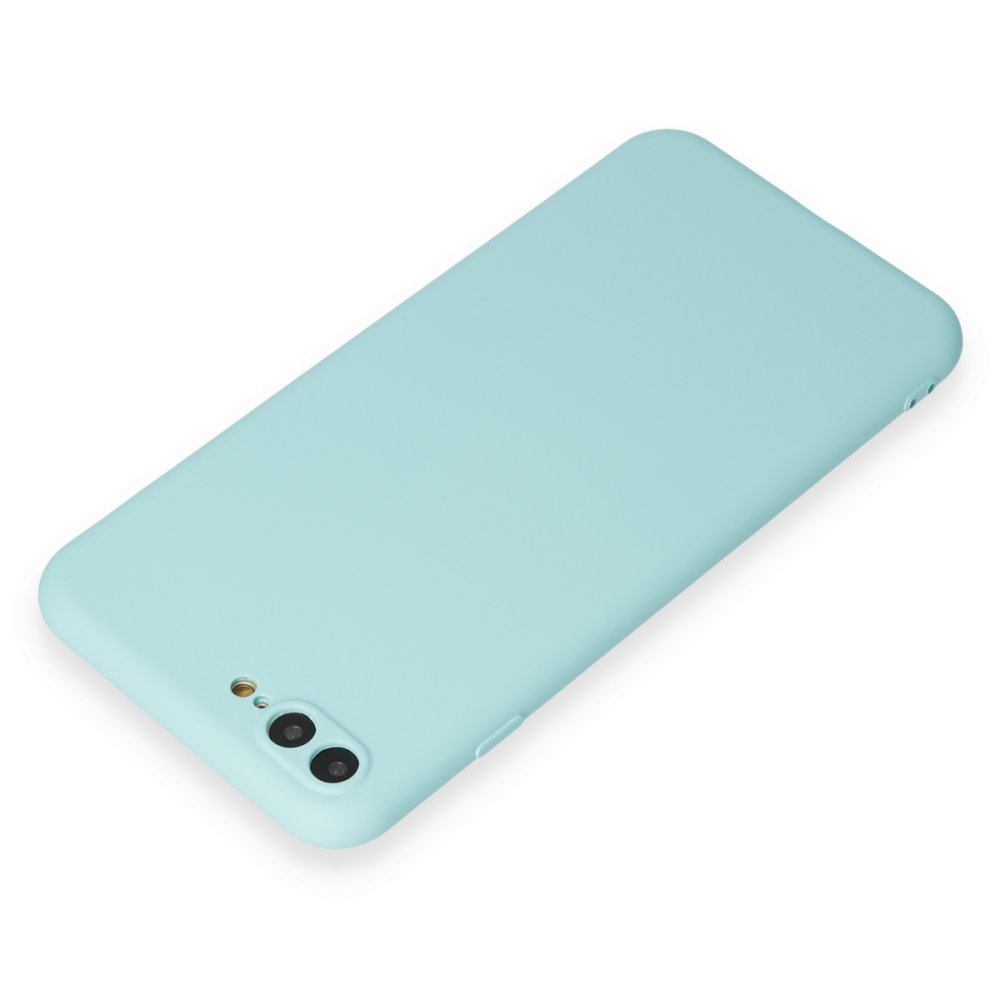 iPhone 8 Plus Kılıf First Silikon - Turkuaz iPhone 8 Plus Kılıf First Silikon - Turkuaz