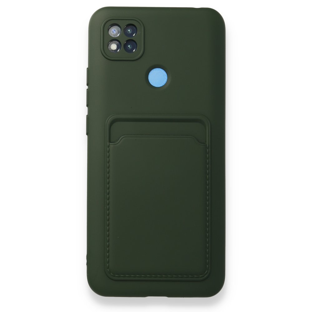 Redmi 9C Kılıf Kelvin Kartvizitli Silikon - Koyu Yeşil Redmi 9C Kılıf Kelvin Kartvizitli Silikon - Koyu Yeşil