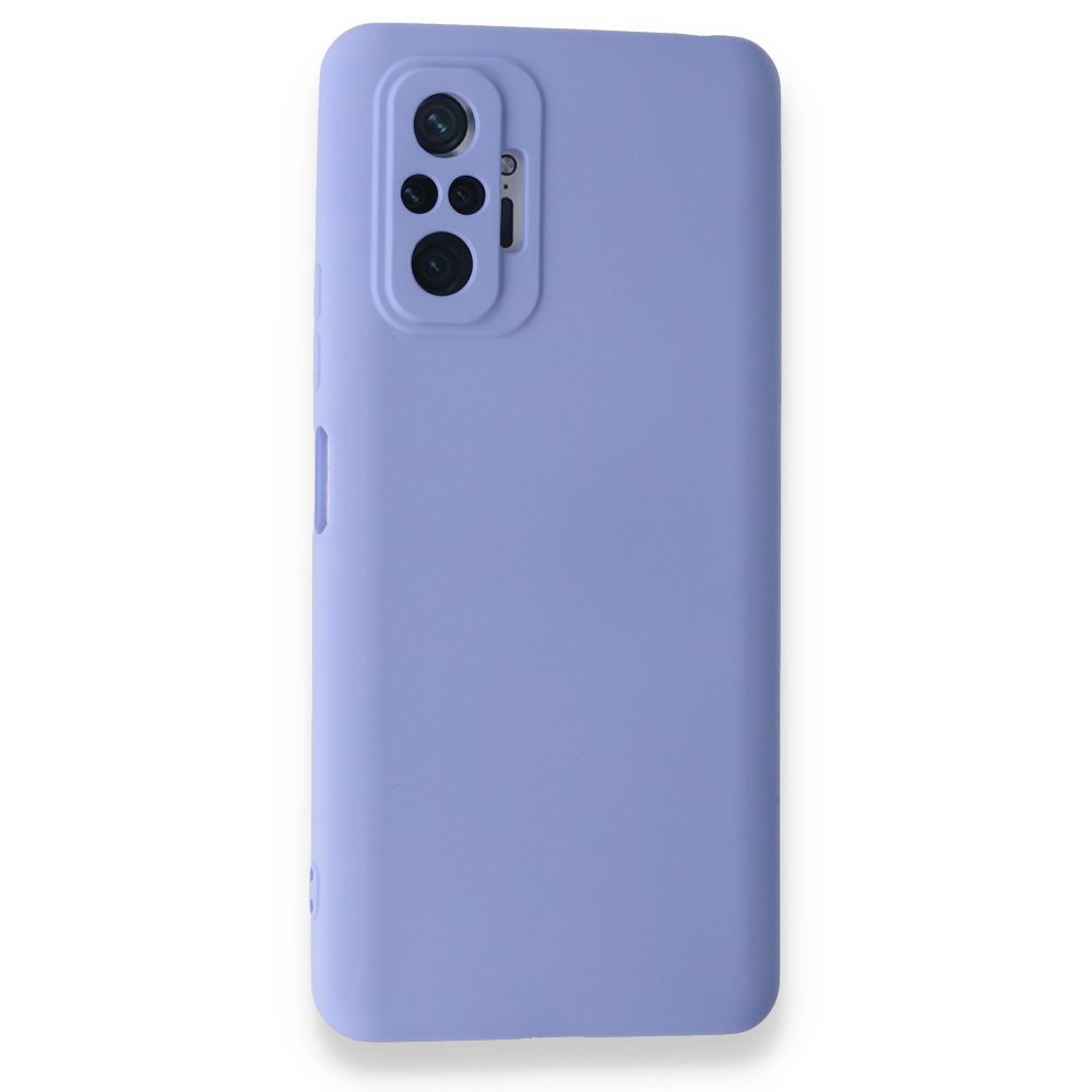 Redmi Note 10 Pro Kılıf Nano içi Kadife Silikon - Lila