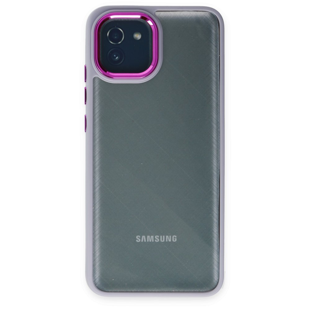  Samsung Galaxy A03 Kılıf Dora Kapak - Lila