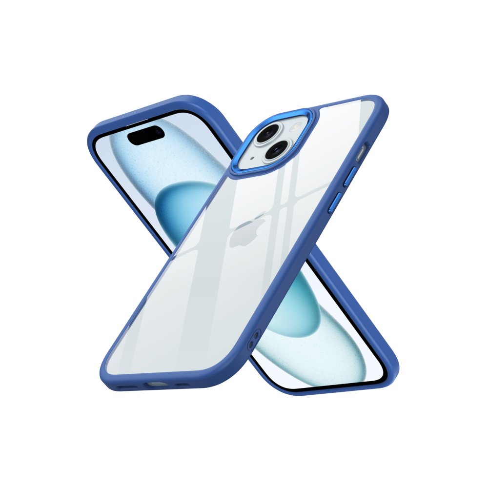 iPhone 15 Kılıf Power Silikon - Mavi