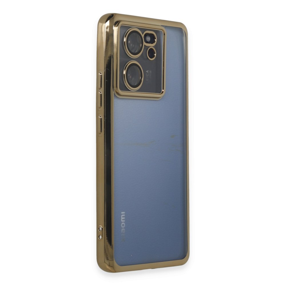 Xiaomi Mi 13T Pro Kılıf Razer Lensli Silikon - Gold Xiaomi Mi 13T Pro Kılıf Razer Lensli Silikon - Gold
