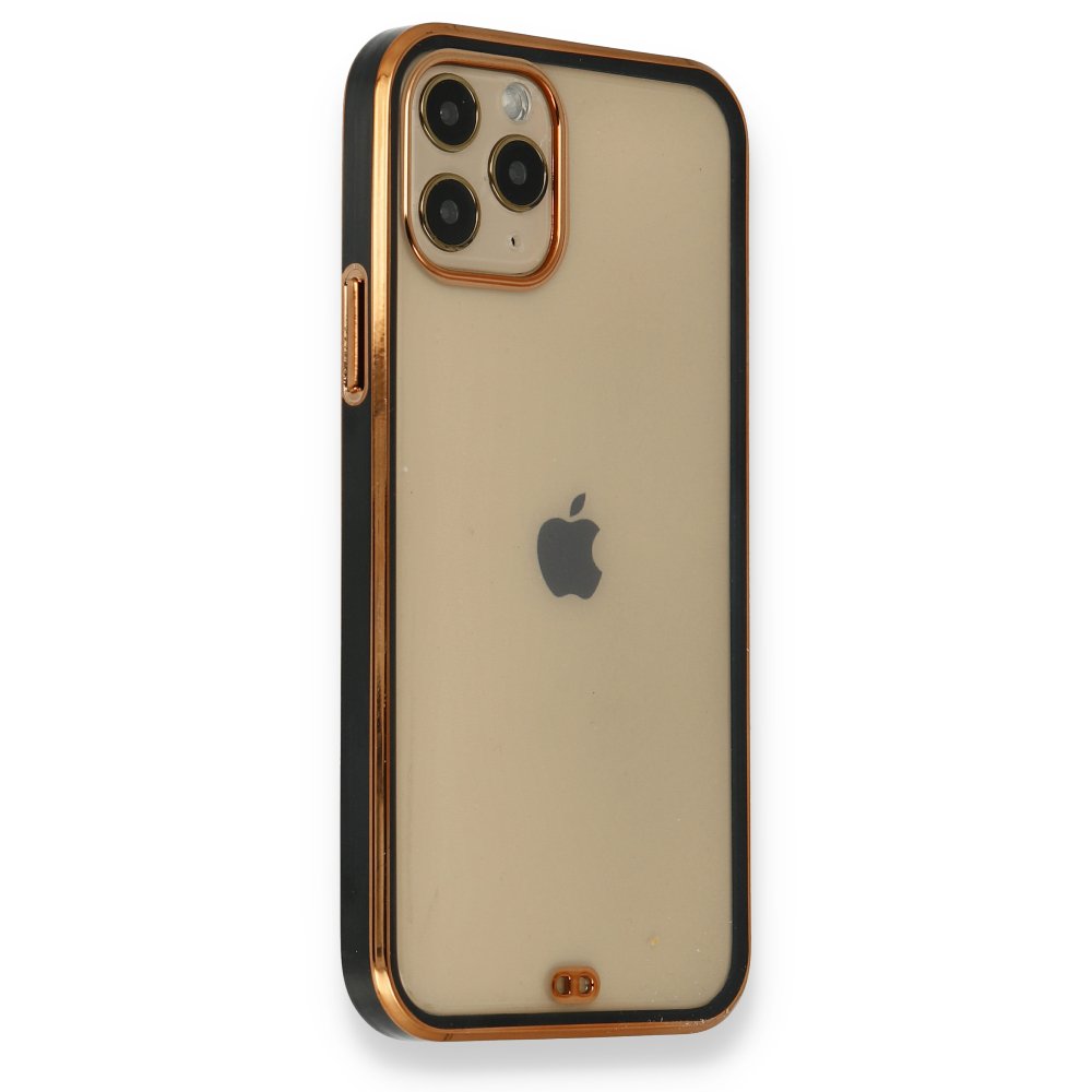 iPhone 12 Pro Kılıf Liva Silikon - Siyah