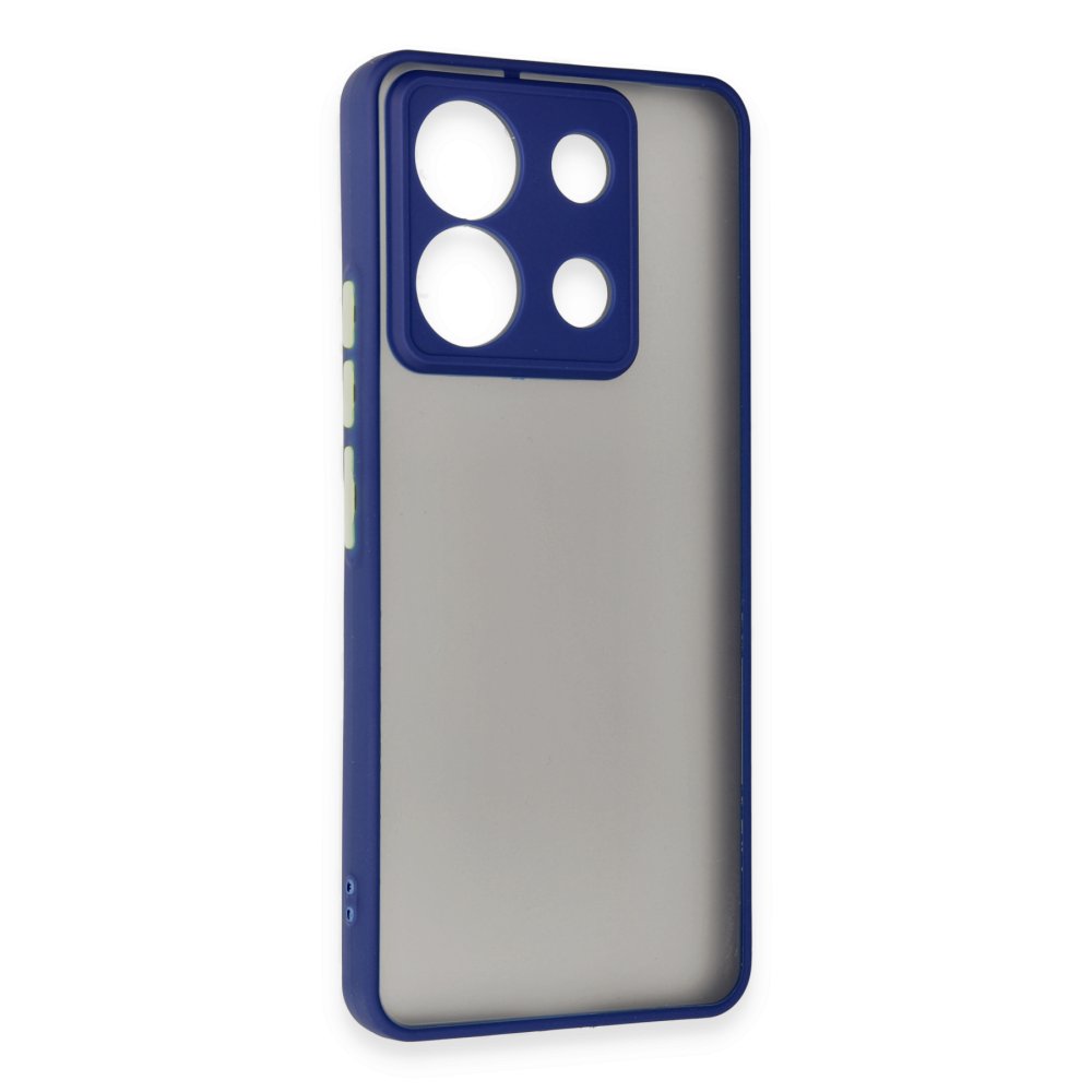 Redmi Note 13 5G Kılıf Montreal Silikon Kapak - Lacivert Redmi Note 13 5G Kılıf Montreal Silikon Kapak - Lacivert