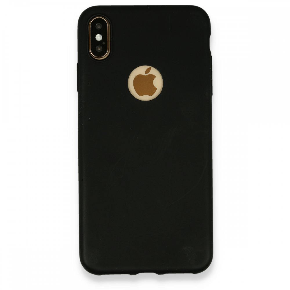  iPhone XS Max Kılıf First Silikon - Siyah