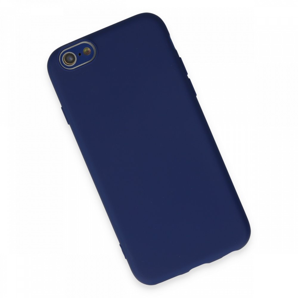  iPhone 6 Kılıf Lansman Glass Kapak - Sky Blue