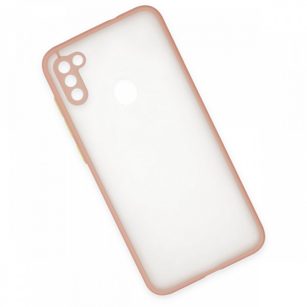  Samsung Galaxy M11 Kılıf Montreal Silikon Kapak - Pembe