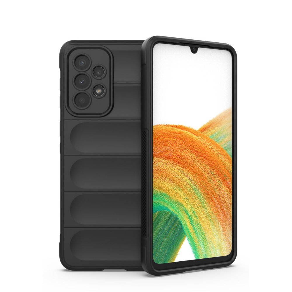  Samsung Galaxy A33 5G Kılıf Optimum Silikon - Siyah