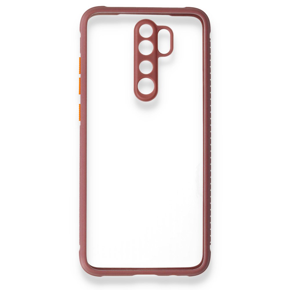 Redmi Note 8 Pro Kılıf Miami Şeffaf Silikon - Açık Mor