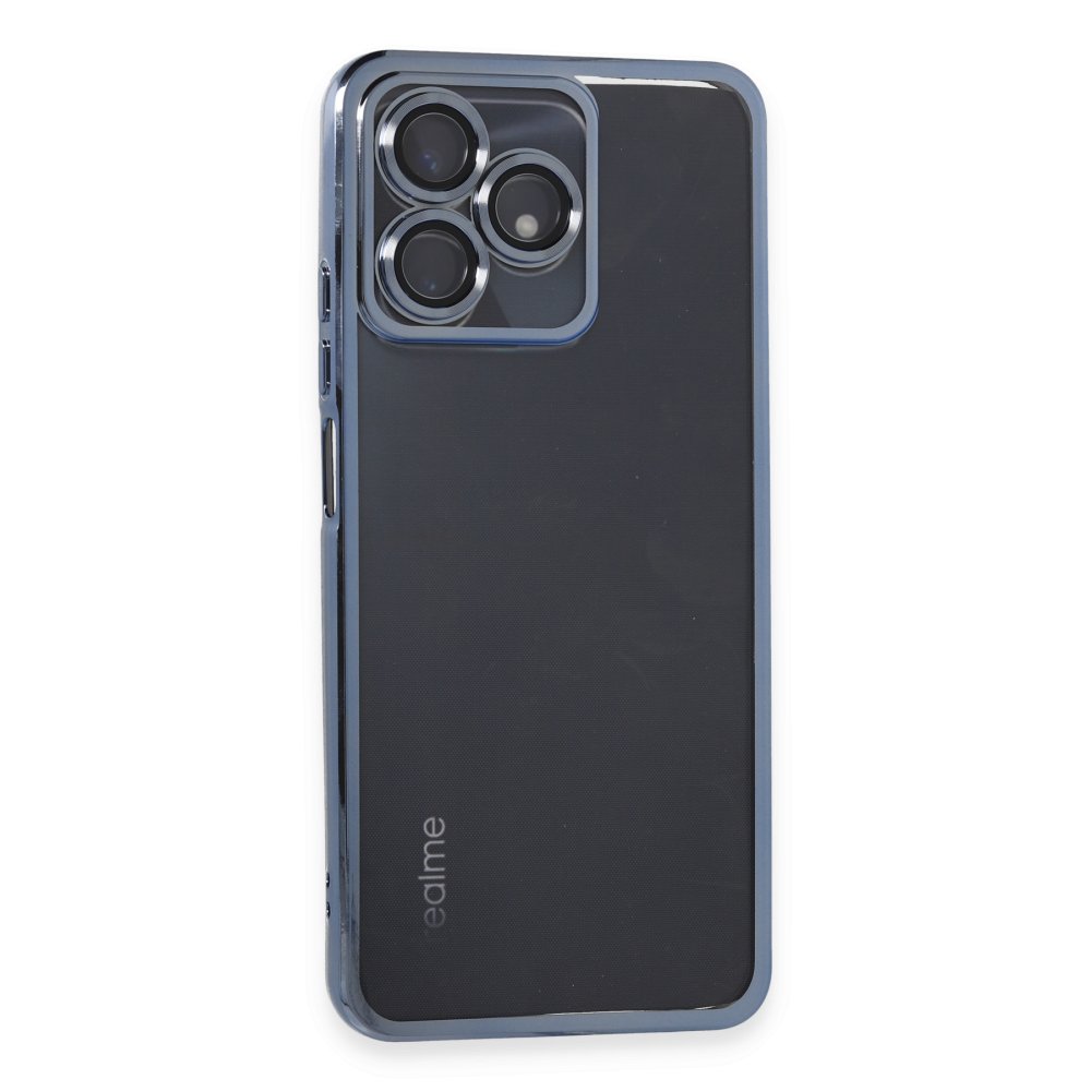Realme C53 Kılıf Razer Lensli Silikon - Açık Mavi Realme C53 Kılıf Razer Lensli Silikon - Açık Mavi
