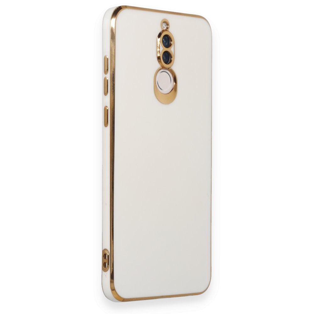 Huawei Mate 10 Lite Kılıf Volet Silikon - Beyaz  Huawei Mate 10 Lite Kılıf Volet Silikon - Beyaz