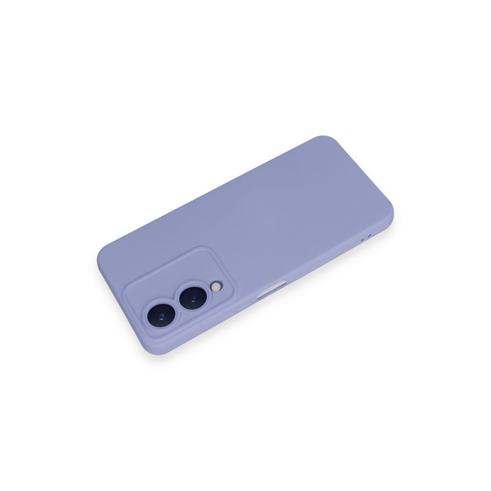 Vivo Y17S Kılıf Nano içi Kadife Silikon - Lila Vivo Y17S Kılıf Nano içi Kadife Silikon - Lila