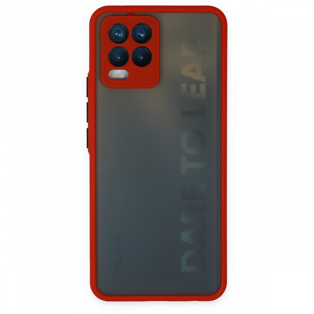  Realme 8 Pro Kılıf Montreal Silikon Kapak - Kırmızı
