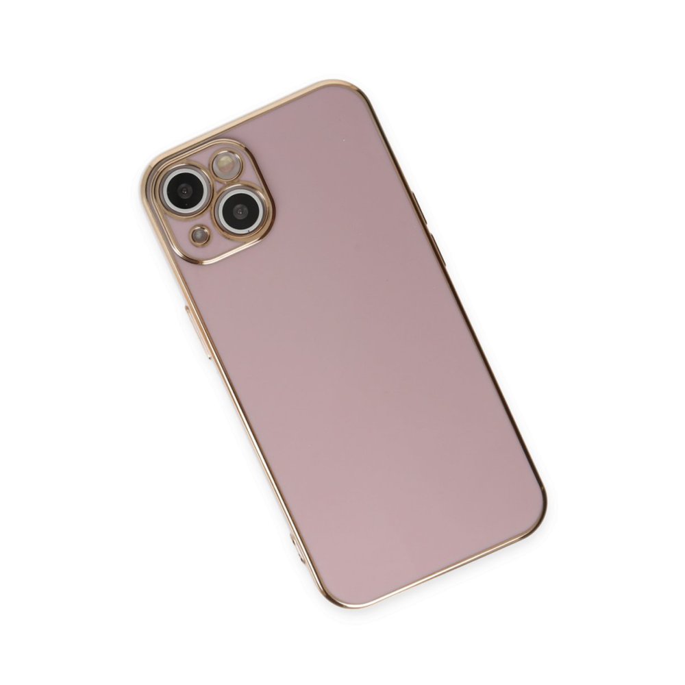  iPhone 15 Kılıf Volet Silikon - Mor