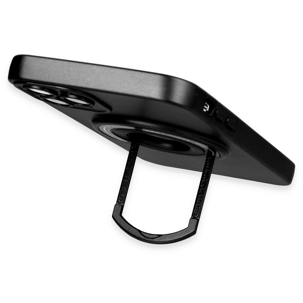  iPhone 12 Pro Max Kılıf Lukka Magneticsafe Kapak - Siyah