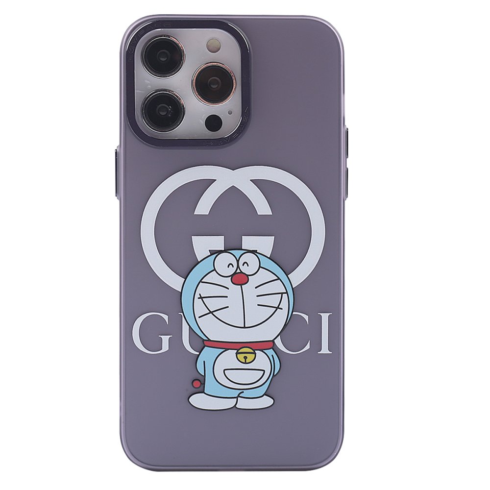  iPhone 12 Pro Max Kılıf Prada Desenli Kapak - Prada Mor - 3