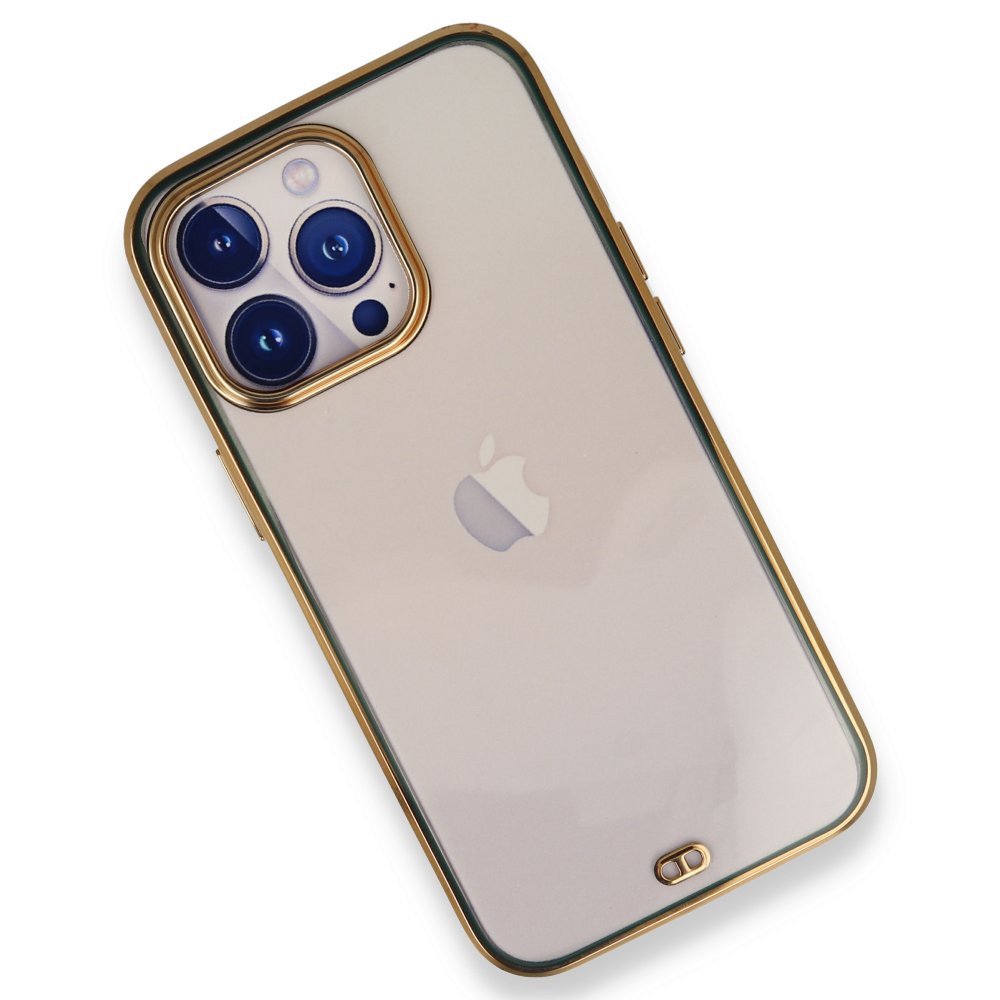  iPhone 13 Pro Kılıf Liva Silikon - Yeşil