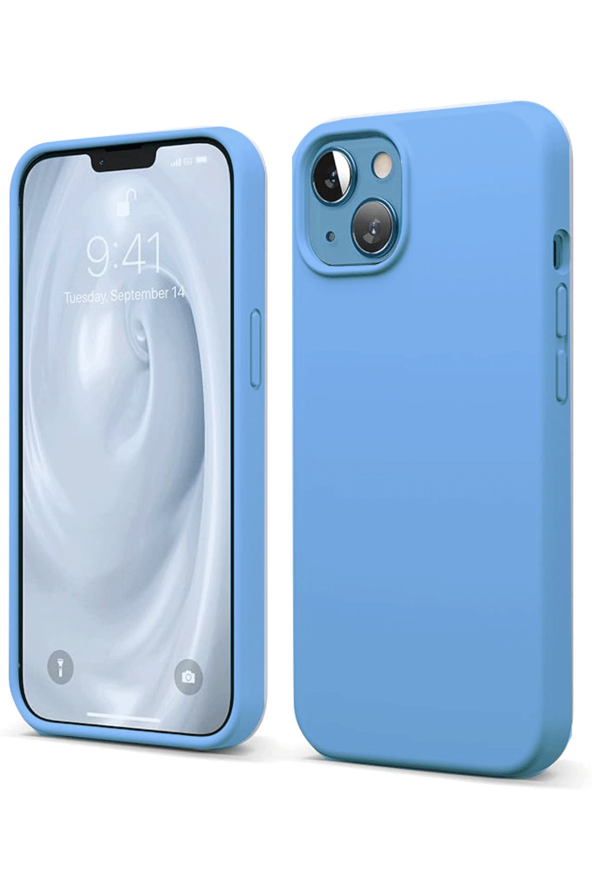  iPhone 13 Kılıf First Silikon - Mavi