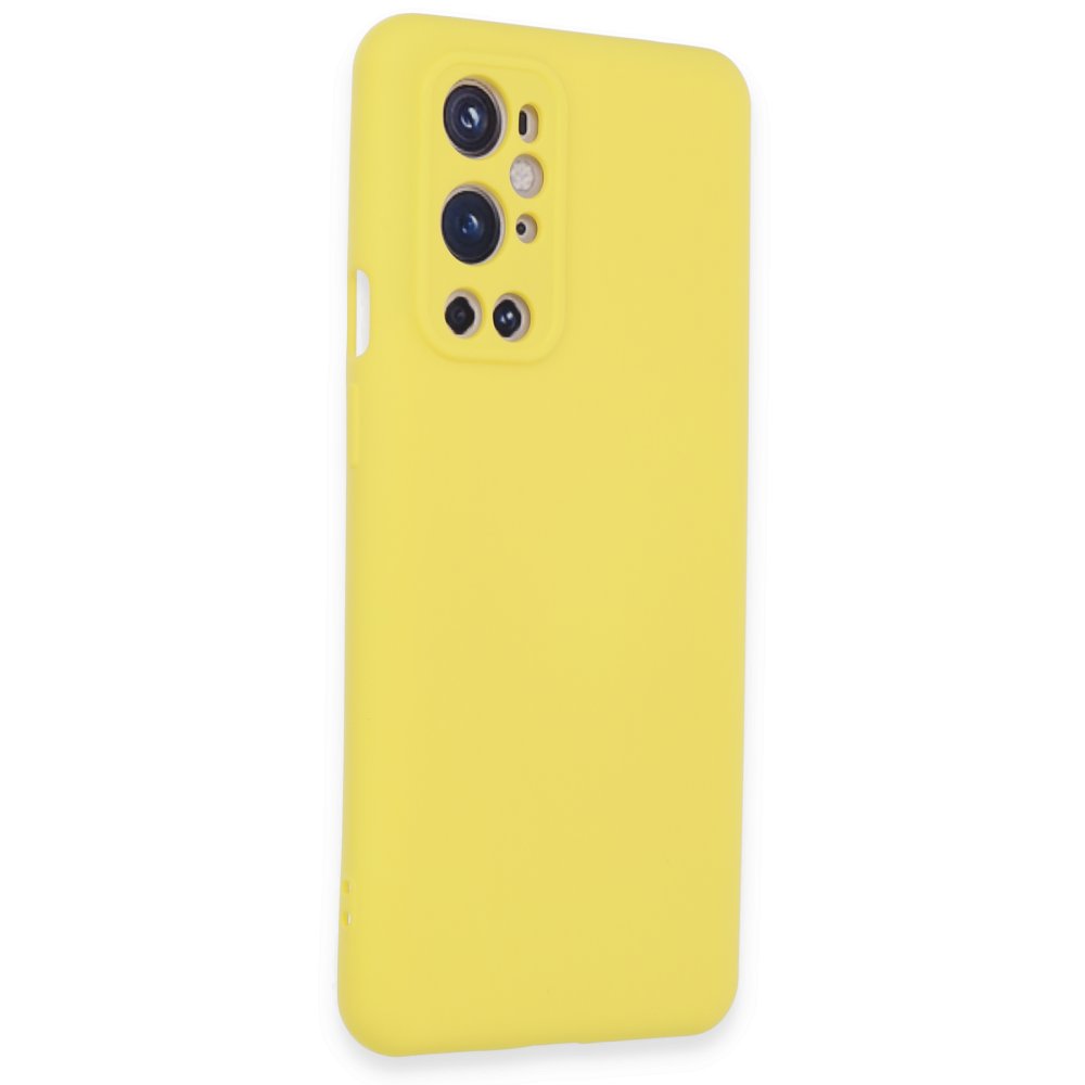 One Plus 9 Pro Kılıf Nano içi Kadife Silikon - Sarı One Plus 9 Pro Kılıf Nano içi Kadife Silikon - Sarı