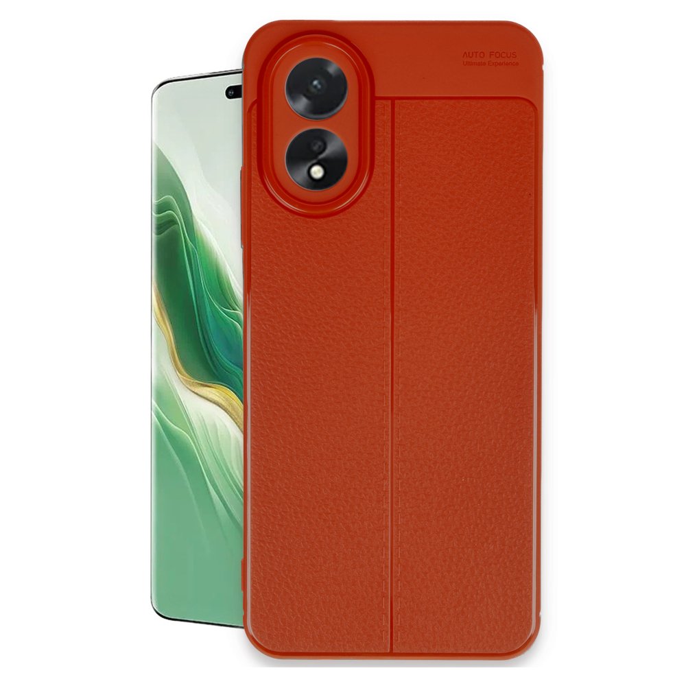 Oppo A38 Kılıf Auto Focus Kapak - Kırmızı Oppo A38 Kılıf Auto Focus Kapak - Kırmızı