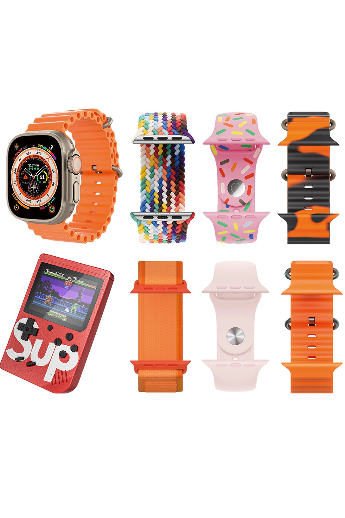 Karler Bass K3 Kombo 7 Adet Kordon ve Ekstra Atari Hediyeli Konuşma Özellikli Akıllı Saat - Kırmızı Karler Bass K3 Kombo 7 Adet Kordon ve Ekstra Atari Hediyeli Konuşma Özellikli Akıllı Saat - Kırmızı