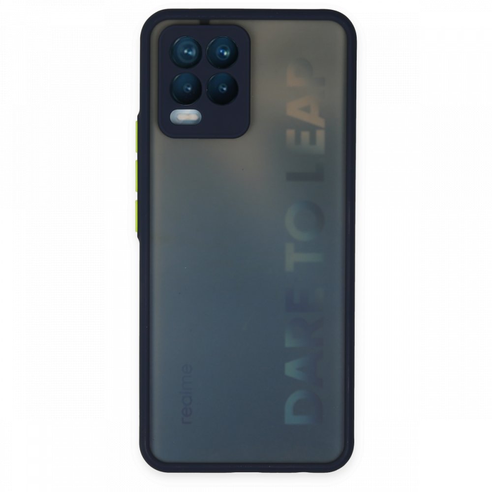  Realme 8 Pro Kılıf Montreal Silikon Kapak - Lacivert