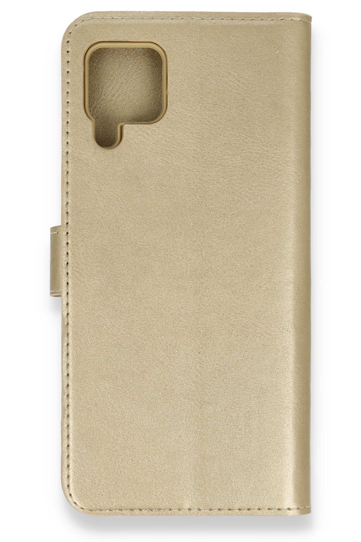 Huawei P40 Lite Kılıf Trend S Plus Kapaklı Kılıf - Gold  Huawei P40 Lite Kılıf Trend S Plus Kapaklı Kılıf - Gold