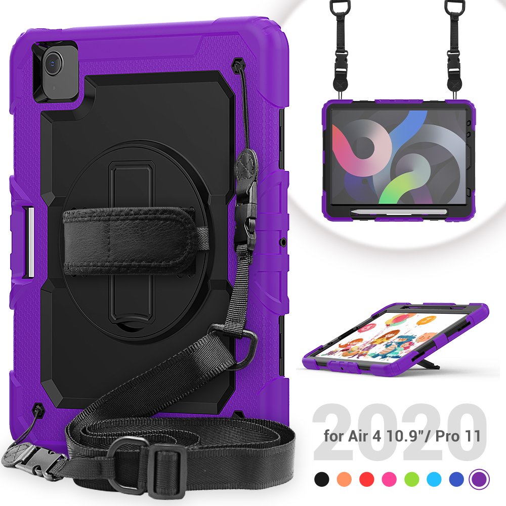 iPad Pro 11 (2020) Kılıf Pars Tablet Kapak - Mor