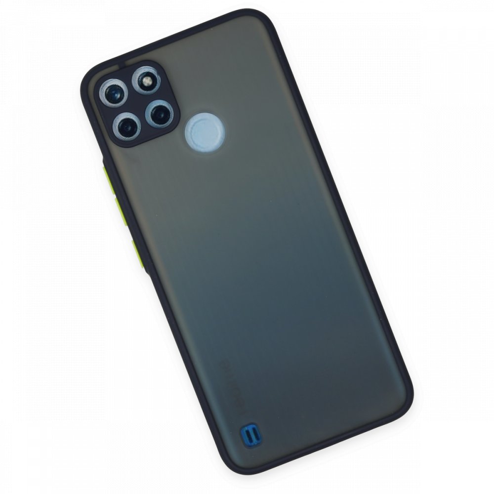  Realme C21Y Kılıf Montreal Silikon Kapak - Lacivert