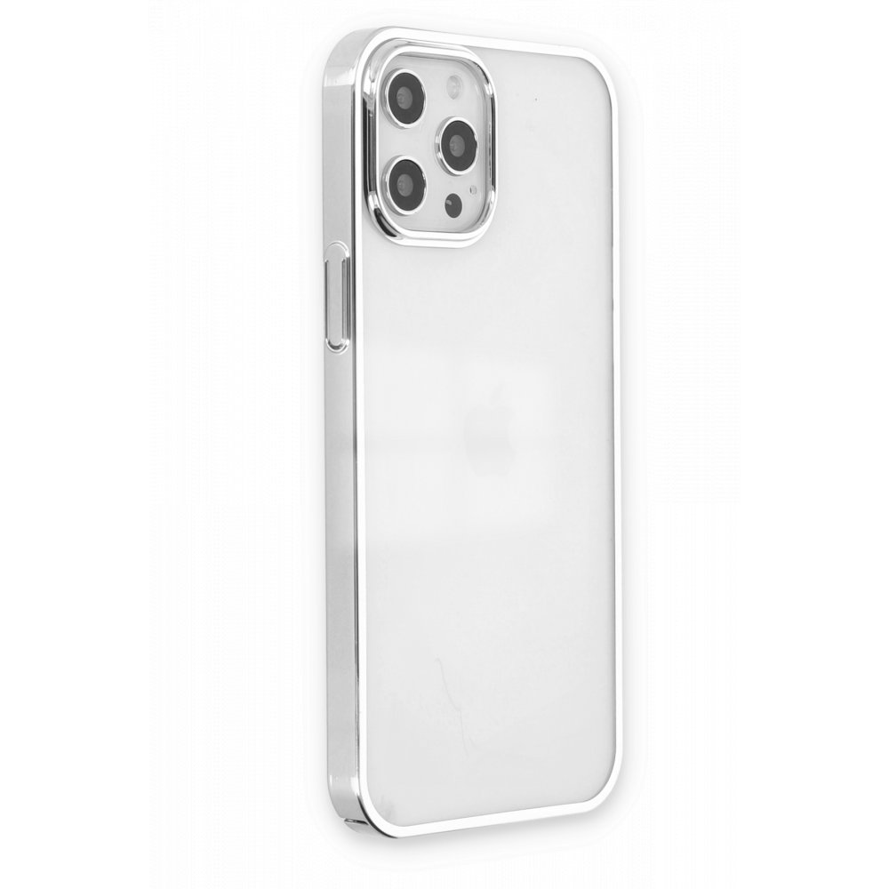iPhone 12 Pro Max Kılıf Element Silikon - Gümüş iPhone 12 Pro Max Kılıf Element Silikon - Gümüş