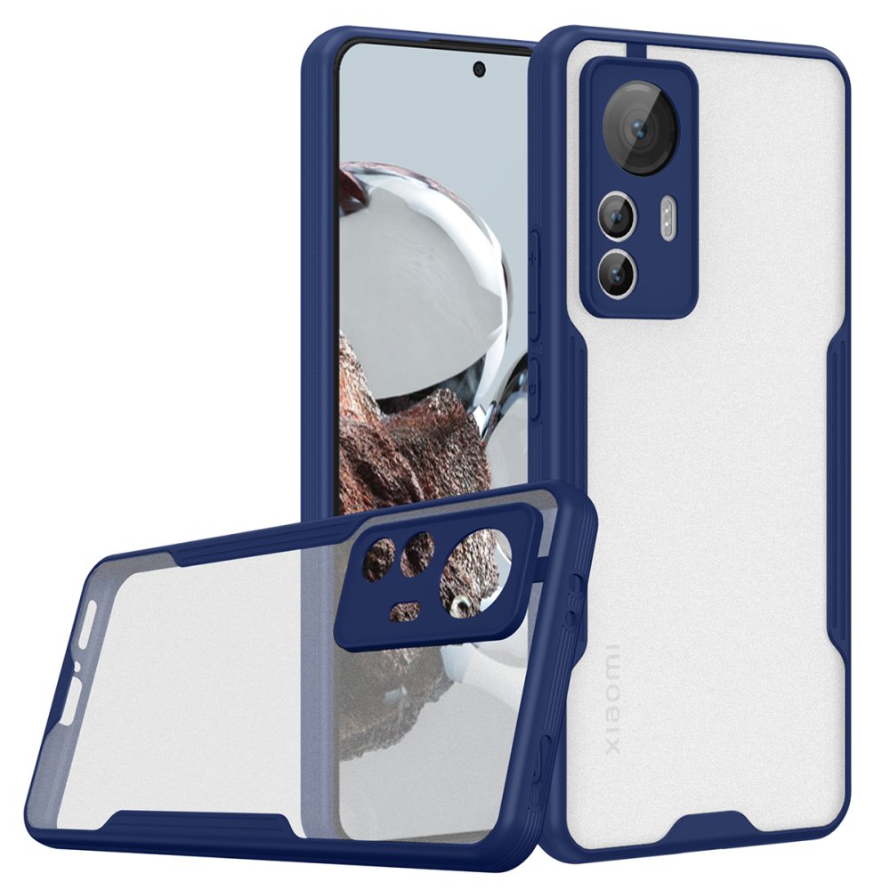  Xiaomi Mi 12T Kılıf Platin Silikon - Lacivert