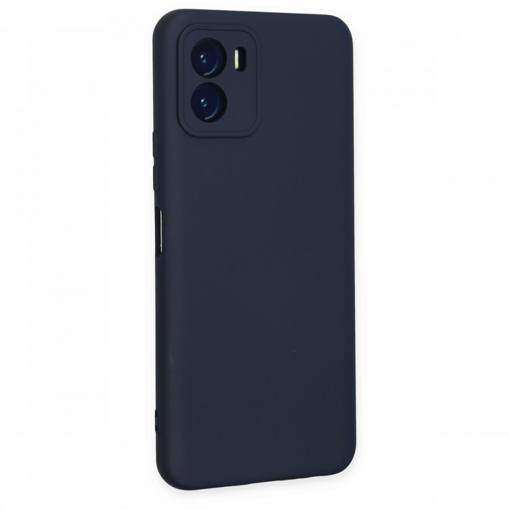 Vivo Y15S Kılıf Nano içi Kadife Silikon - Lacivert