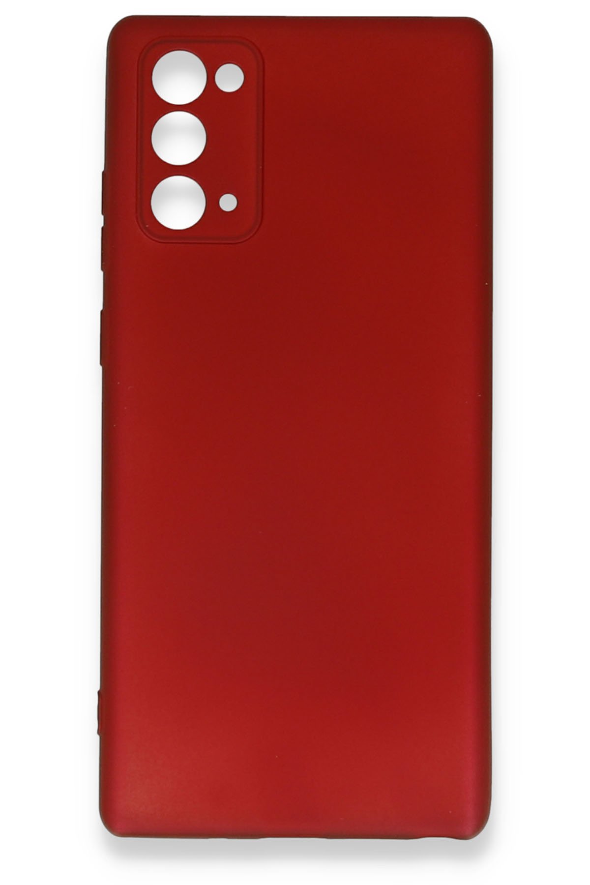  Samsung Galaxy Note 20 Kılıf First Silikon - Bordo