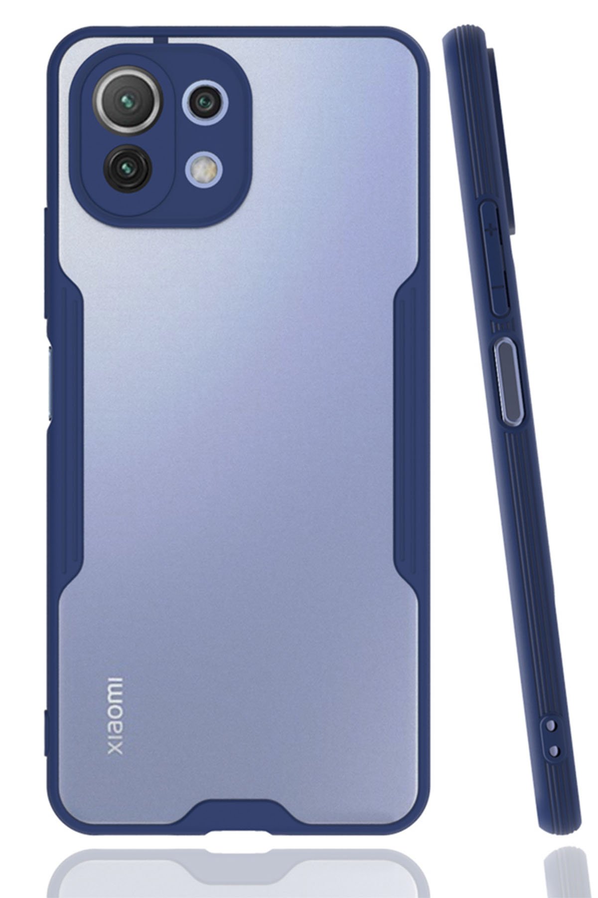 Xiaomi Mİ 11 Lite Kılıf Platin Silikon - Lacivert  Xiaomi Mİ 11 Lite Kılıf Platin Silikon - Lacivert