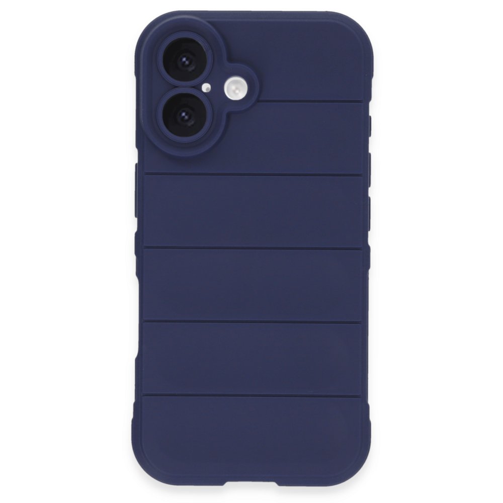 iPhone 16 Plus Kılıf Optimum Silikon - Lacivert  iPhone 16 Plus Kılıf Optimum Silikon - Lacivert