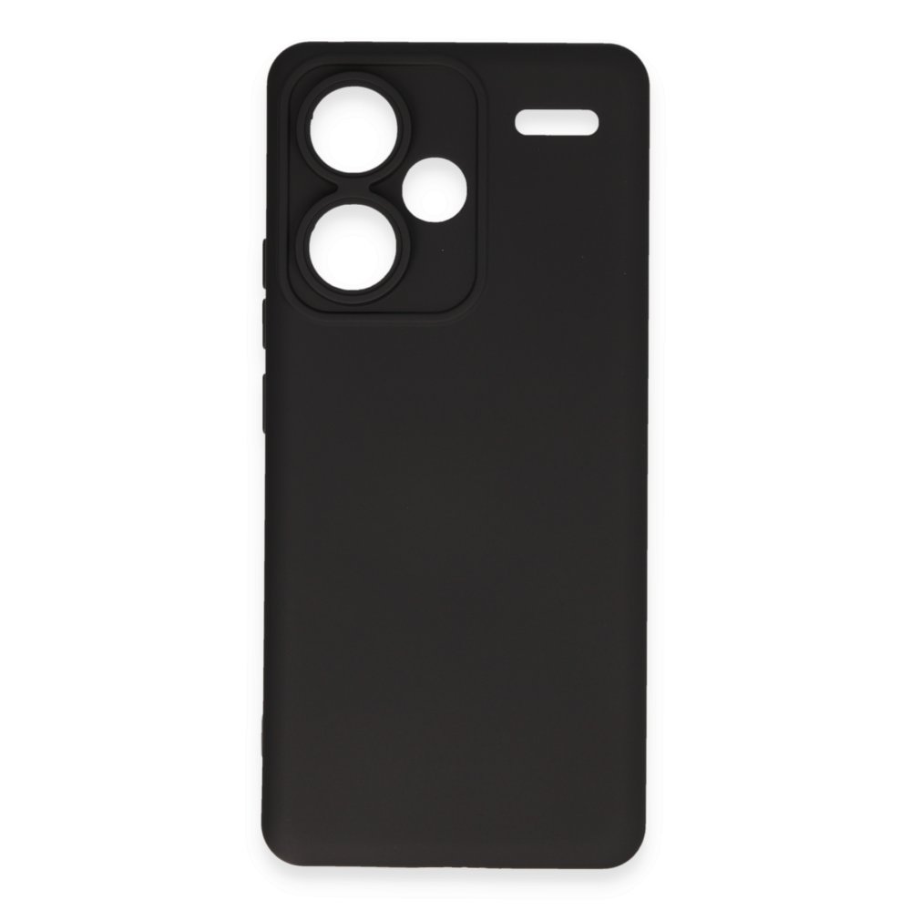 Redmi Note 13 Pro Plus Kılıf Nano içi Kadife Silikon - Siyah Redmi Note 13 Pro Plus Kılıf Nano içi Kadife Silikon - Siyah