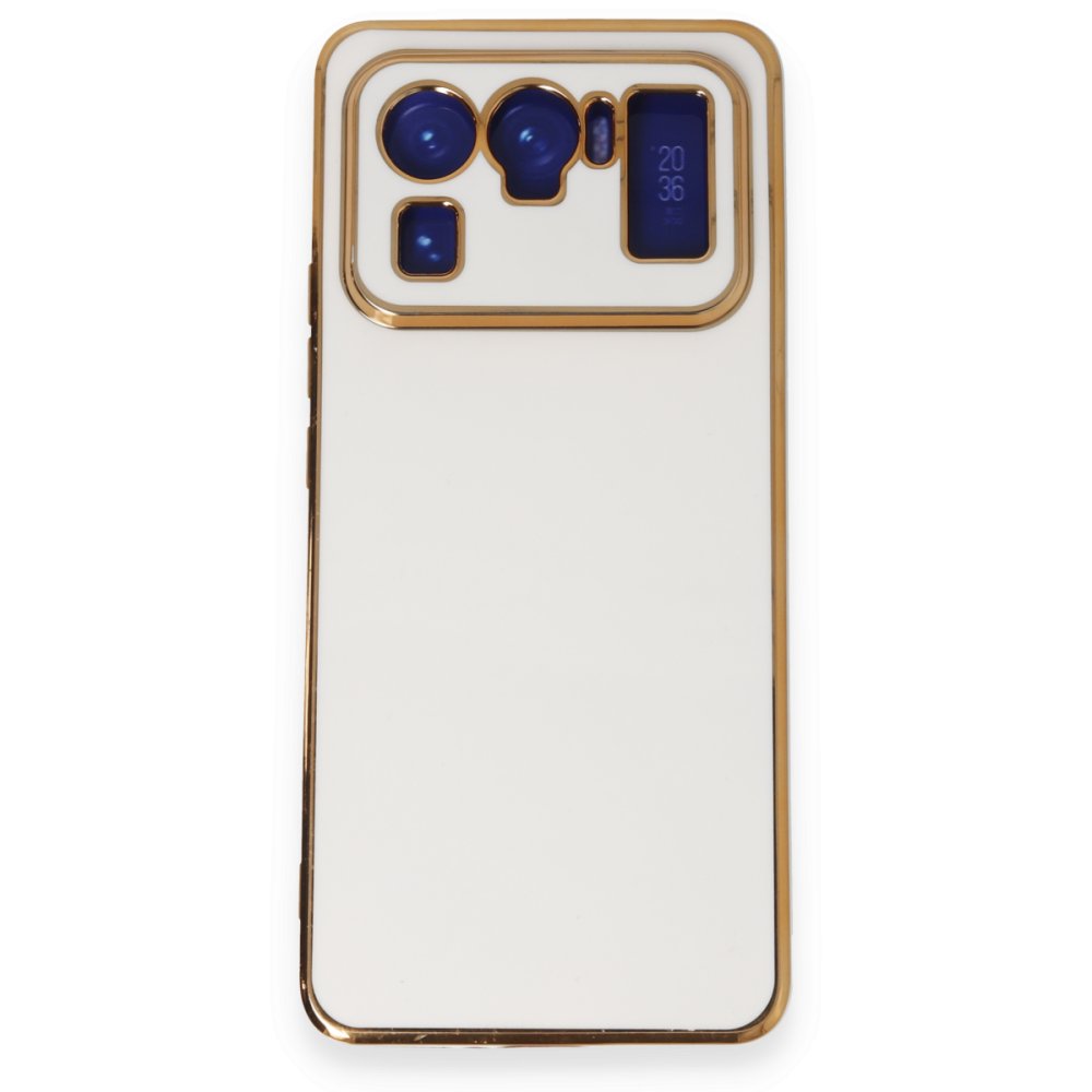 Xiaomi Mi 11 Ultra Kılıf Volet Silikon - Beyaz  Xiaomi Mi 11 Ultra Kılıf Volet Silikon - Beyaz