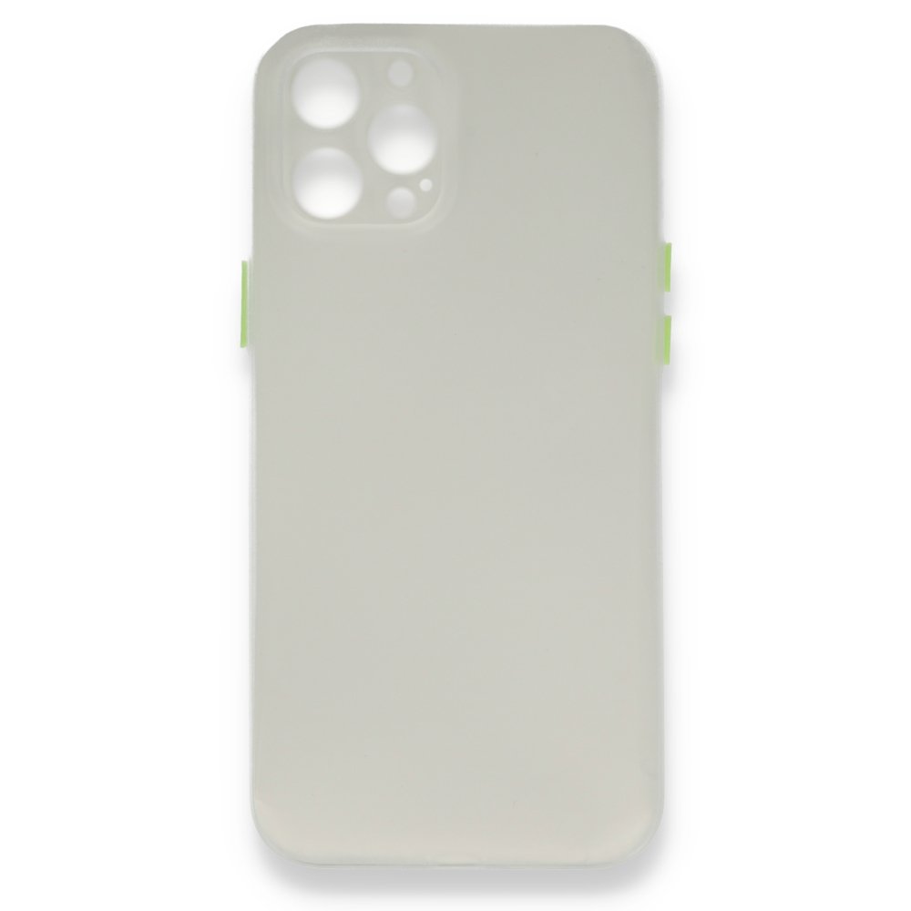  iPhone 12 Pro Max Kılıf PP Ultra İnce Kapak - Beyaz