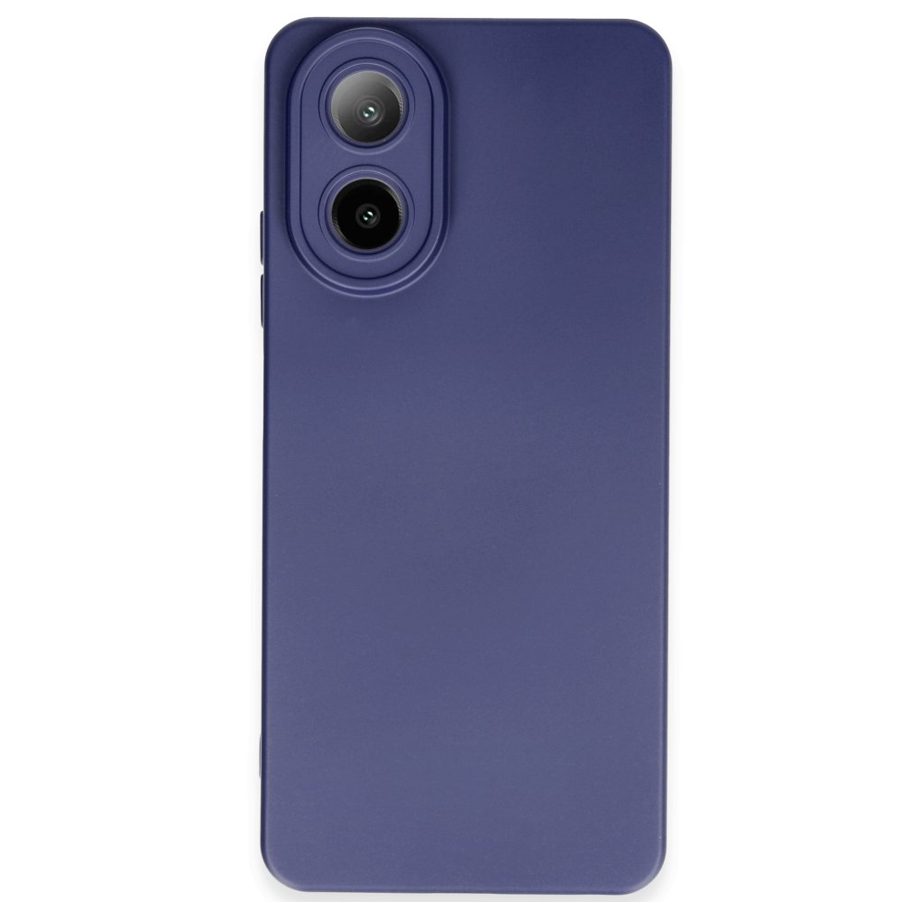 Oppo A38 Kılıf Nano içi Kadife Silikon - Lacivert Oppo A38 Kılıf Nano içi Kadife Silikon - Lacivert