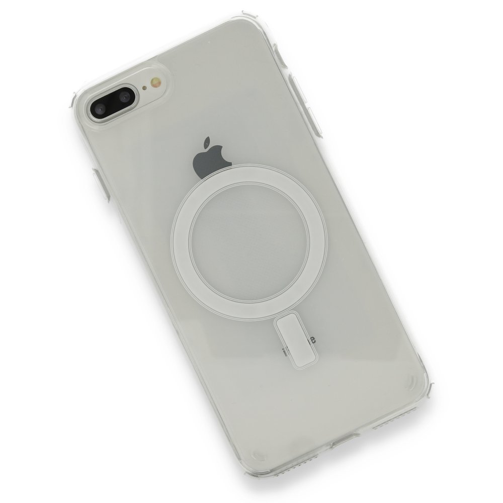 iPhone 8 Plus Kılıf Magneticsafe Şeffaf Silikon - Şeffaf iPhone 8 Plus Kılıf Magneticsafe Şeffaf Silikon - Şeffaf